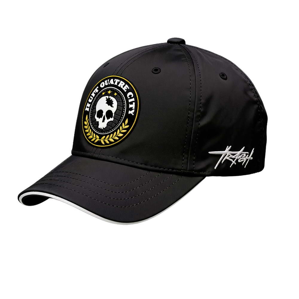 CASQUETTE NOIRE 84CITY — ÉDITION JAUNE