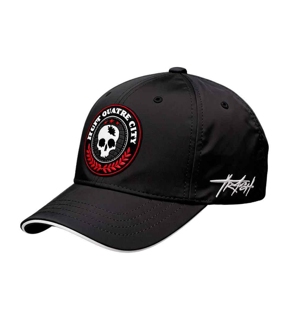 CASQUETTE NOIRE 84CITY — ÉDITION ROUGE